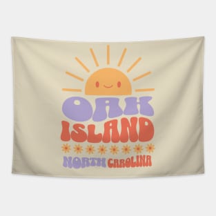 The Sun Smiles on Oak Island, North Carolina Tapestry