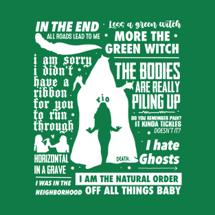 Death and All Her Quotes T-Shirt