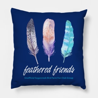 feathered friends (3) Pillow