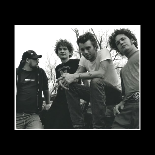 Lucero Band Photo All Member Young Black White by tinastore