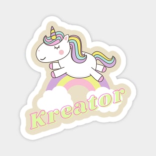 kreator ll unicorn Magnet