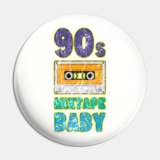 90s Mixtape Baby Pin