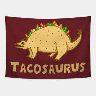 Tacosaurus Cute Dinosaur Tapestry