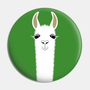 Llama Portrait #2 Pin