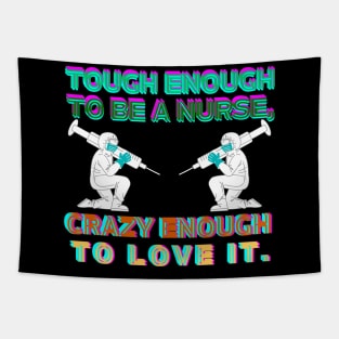 Funny nurse quote Tapestry