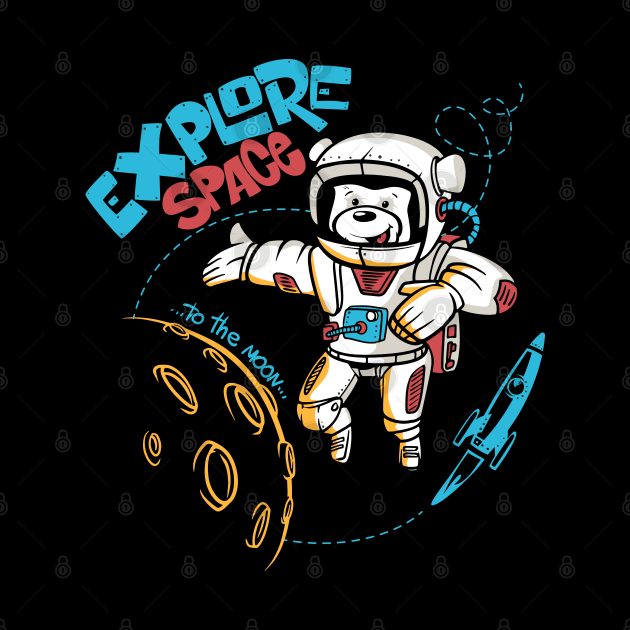 Teddy Bear Astronaut by Mako Design 