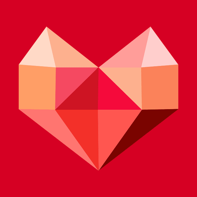 Geometric heart by obmik