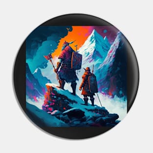 Valheim Vikings Conquering The Mountains Pin