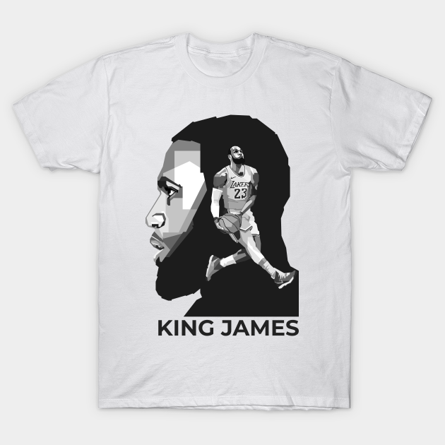 lebron james lakers black t shirt