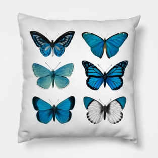 Blue Beauties Pillow