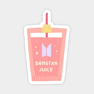 BTS Juice pink aesthetic item Magnet