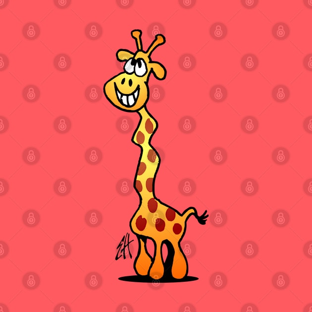 Joyful giraffe by Cardvibes