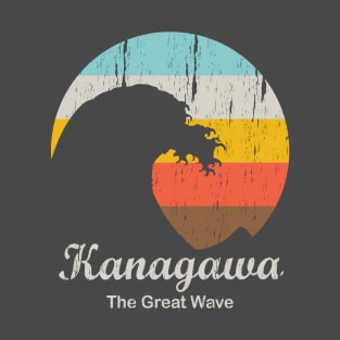 Kanagawa Retro Great Wave T-Shirt