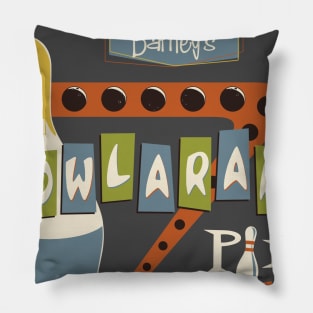 Barney's Bowlerama Pillow