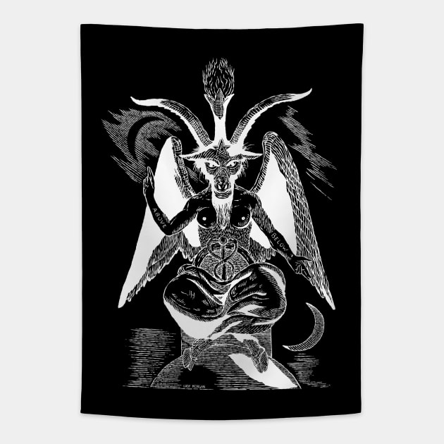 Baphomet Tapestry by LadyMorgan