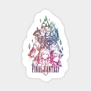 Hail Final Fantasy with logo Magnet