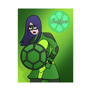 Caitlyn as a Turtle Superhero! T-Shirt