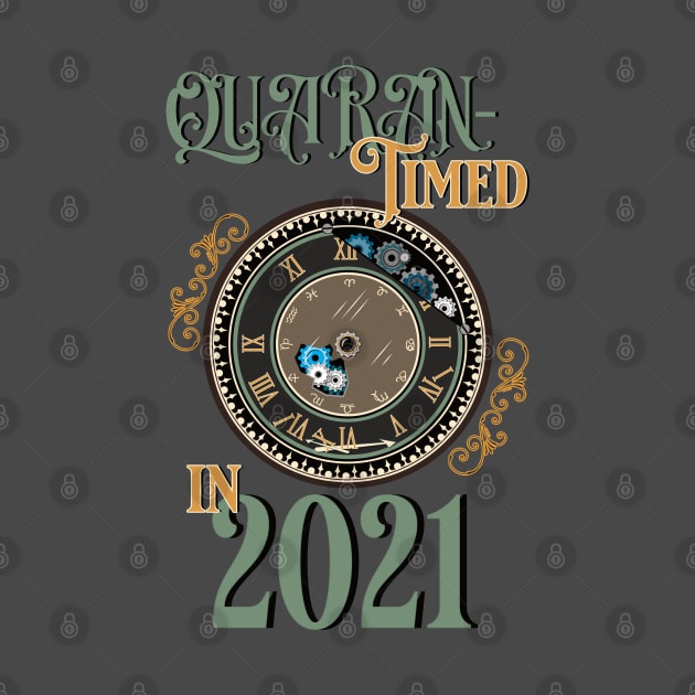 Quarantined in 2021 - Vintage Clock - Victorian Style by dkdesigns27