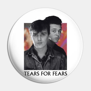 Vintage 80s Tears For Fears Pin