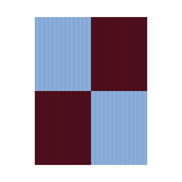 Burnley Retro Claret and Blue Quartered 1996 - 98 by Culture-Factory