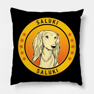 Saluki Dog Portrait Pillow