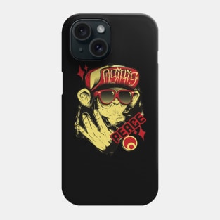 peace monkey hiphop style Phone Case