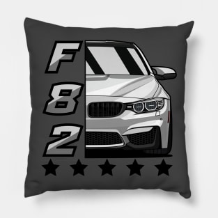 White M4 F82 Pillow