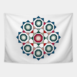 Tile mandala Tapestry