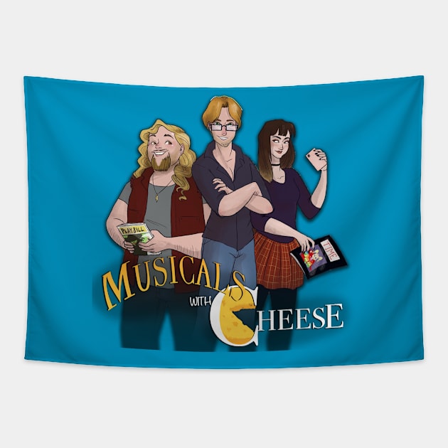 Musicals with Cheese Crew Tapestry by Musicals With Cheese