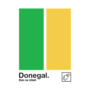 County Donegal / Original Retro Style Minimalist Poster Design T-Shirt