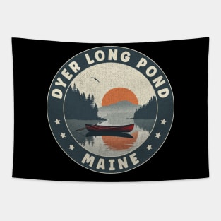 Dyer Long Pond Maine Sunset Tapestry