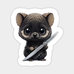 Animals with knives Magnet