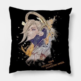 guardian angel blizzard Pillow