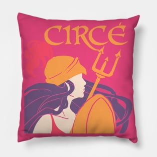 Circe Logo Orange Pillow