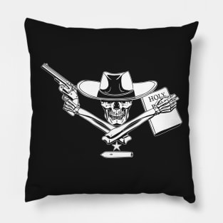 Skull and Crossbones Pillow