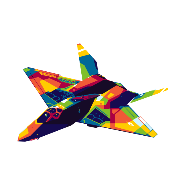 Yf-23 Black Widow by wpaprint