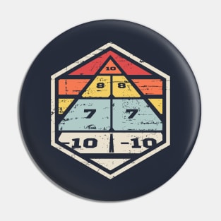 Retro Badge Shuffleboard Board Pin