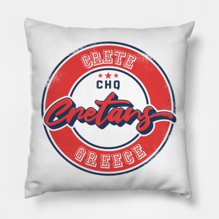 Cretans Baseball Style Pillow