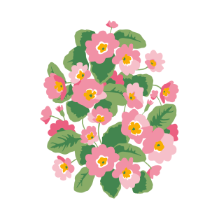 Blooming pink primrose T-Shirt