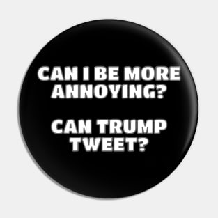 Can Trump Tweet? Pin