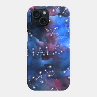 Intergalactic greetings watercolor Phone Case