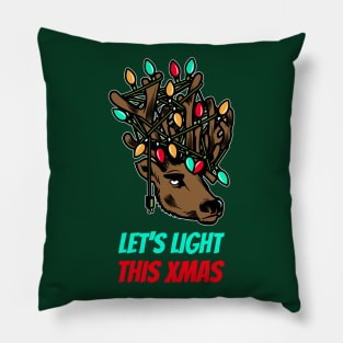 Lets Light up this Xmas! Pillow