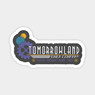 Tomorrowland Power Company (White) Magnet