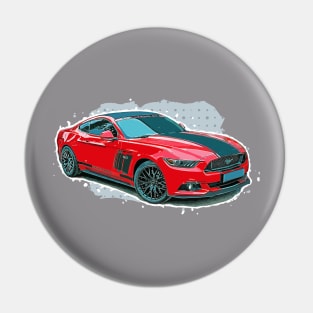Ford Mustang Muscle-Car Pin