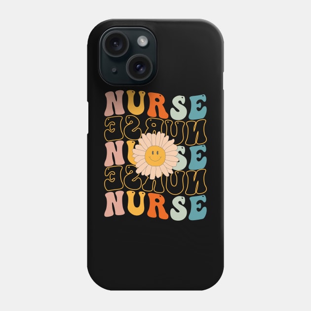 Retro Groovy Nurse Life For Women Nursing For Nurses Week Phone Case by drag is art