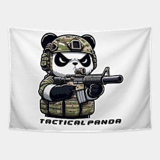 Tactical Panda Tapestry