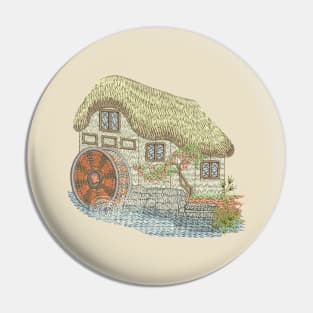 Vintage House Patch Pin