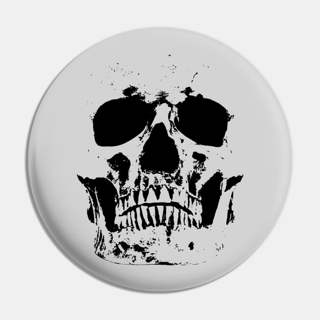 Skull Face Pin by Stacks