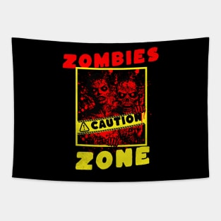 Crimson Terror: Zombies Zone Tapestry