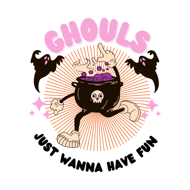 Ghouls just wanna have fun Halloween pumpkin by Bestworker